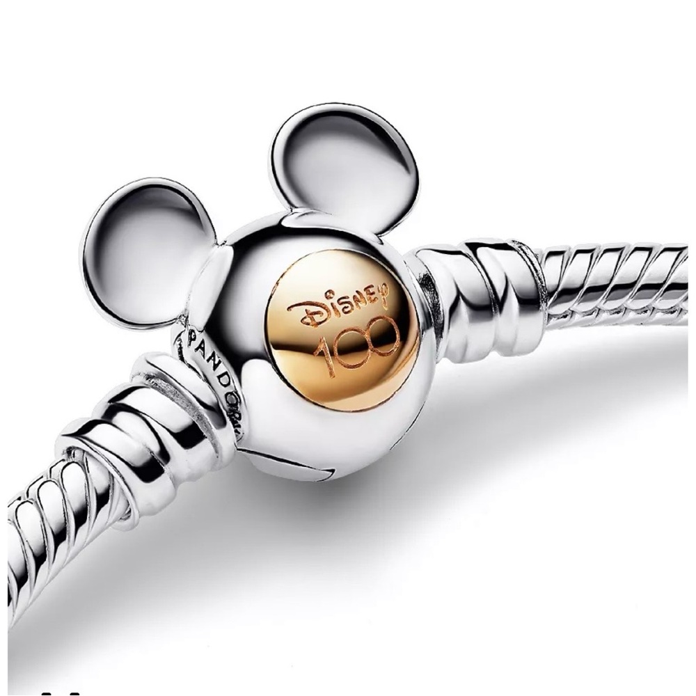Pandora Disney Mickey Mouse sterling 925 bracelet 7.1” New in Pandora pouch - Picture 2 of 3